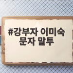 강부자 이미숙 문자 말투 일침 무엇이 문제였나 강부자 이미숙 문자 말투