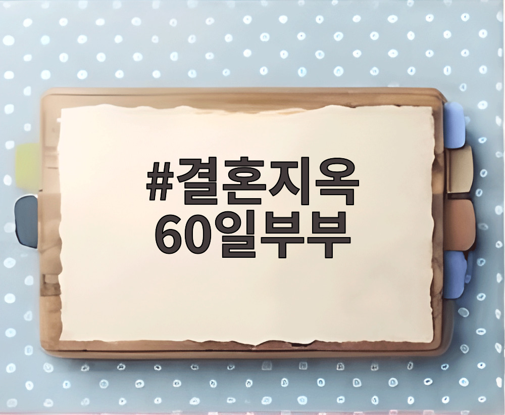 결혼지옥 60일부부