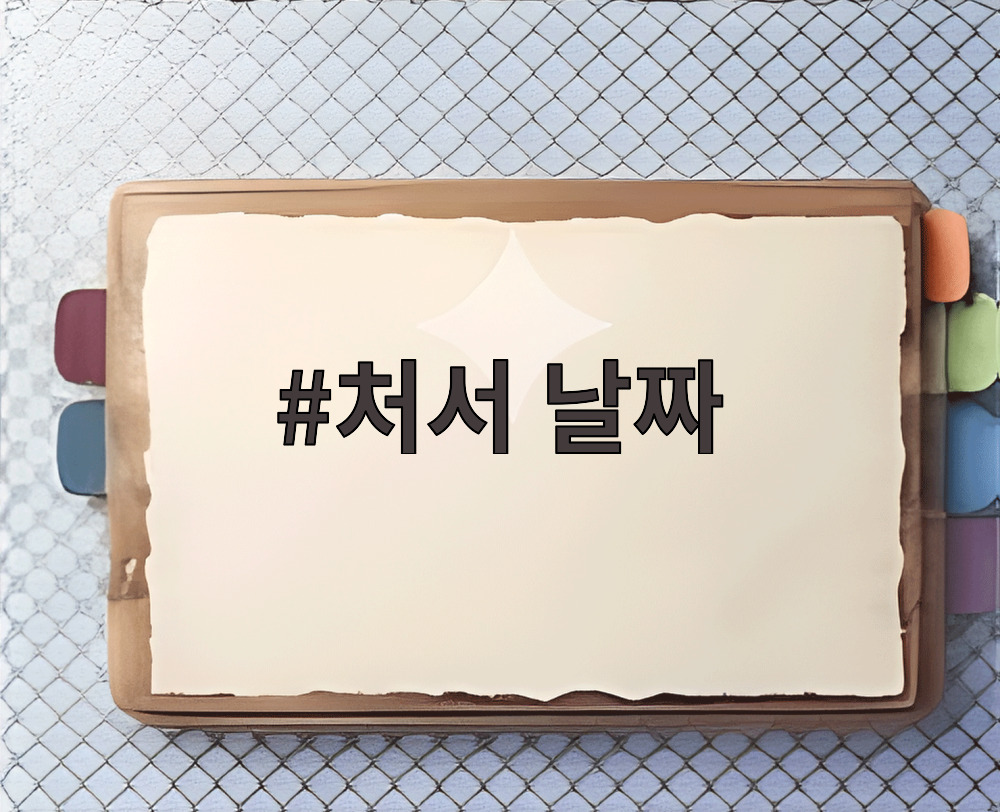 처서 날짜 8월 23일 아침 풍경