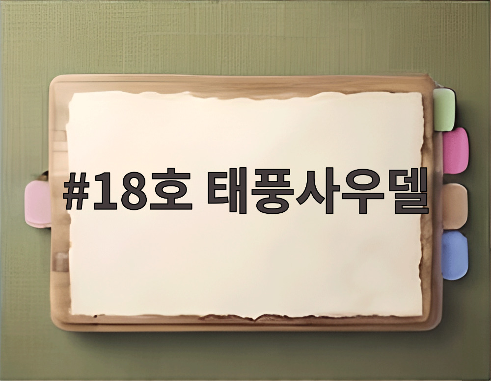 18호 태풍사우델