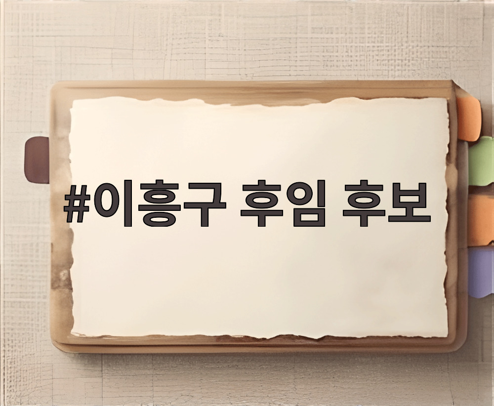 이흥구 후임 후보
