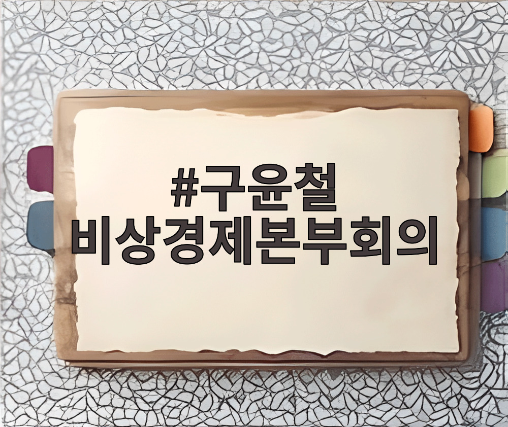 구윤철 비상경제본부회의