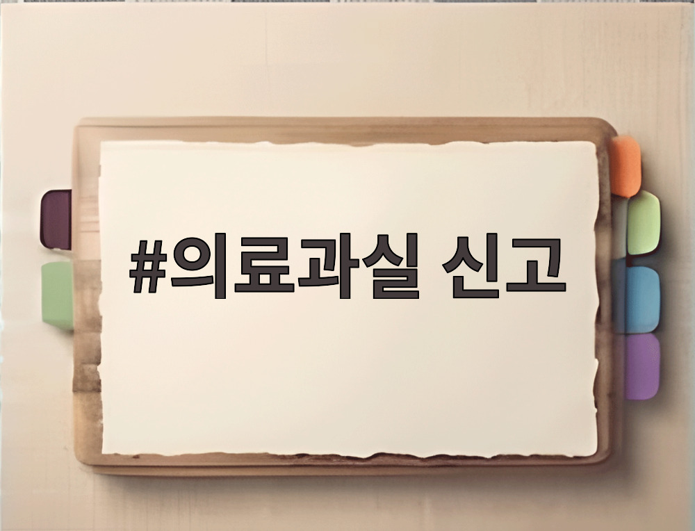 의료과실 신고