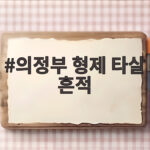 의정부 아파트 형제 사망 사건 동생 몸 타살 흔적 발견 수사 진행 의정부 형제 타살 흔적