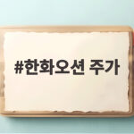 한화오션 주가 4.86% 하락, 8만원선 사수할까 한화오션 주가