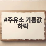 주유소 기름값 14주 연속 하락, 정부 발표와 앞으로 전망 총정리 주유소 기름값 하락