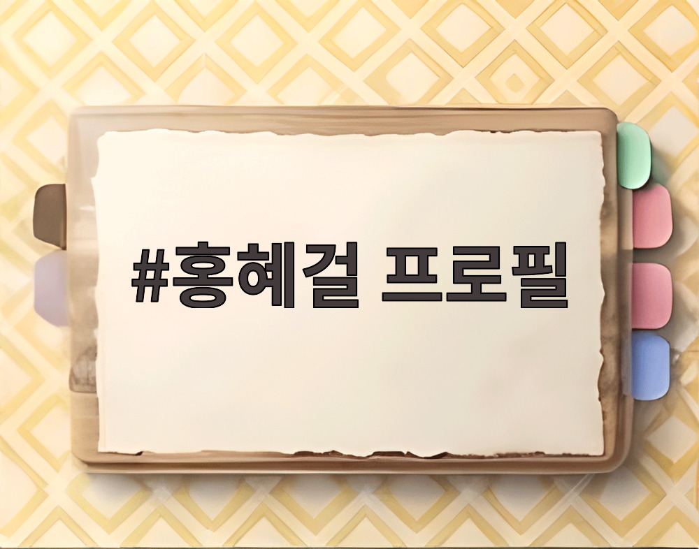 홍혜걸 프로필