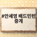 안세영 배드민턴 중계