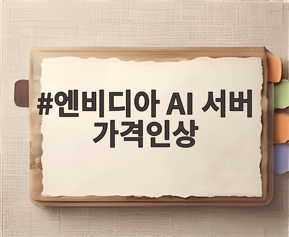 엔비디아 AI 서버 가격인상