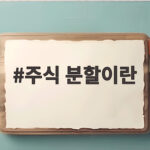 주식 분할이란 무엇인가 액면분할과 인적분할의 모든 것 주식 분할이란