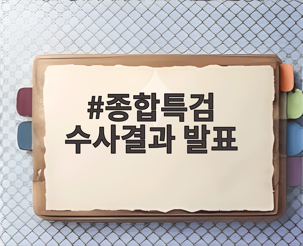 종합특검 수사결과 발표