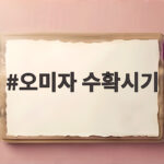 오미자 수확시기