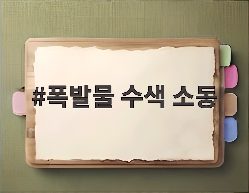 폭발물 수색 소동