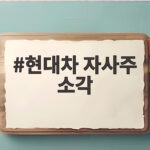 현대차 7891억 자사주 소각 영업이익률 9% 목표 주주환원 정책 정리 현대차 자사주 소각