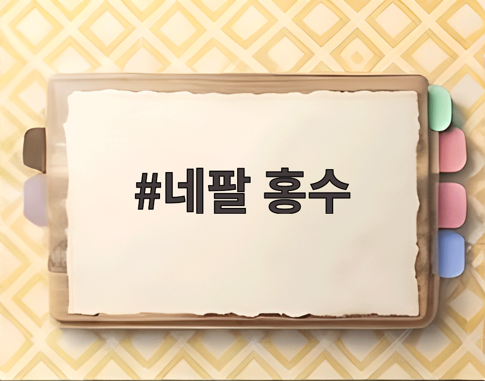 네팔 홍수