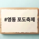영동포도축제 21회 달콤한 보랏빛 축제로 초대합니다 영동 포도축제