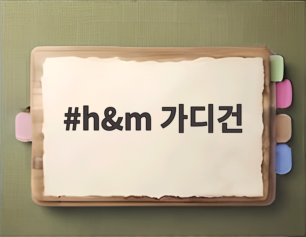 h&m 가디건