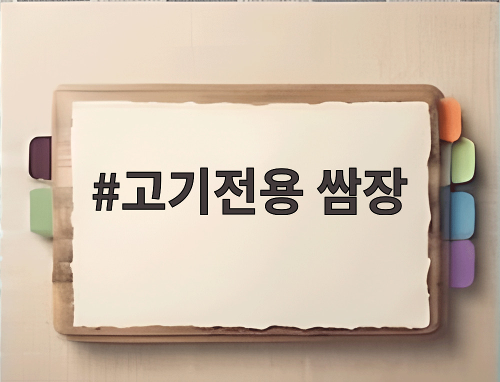 고기전용 쌈장