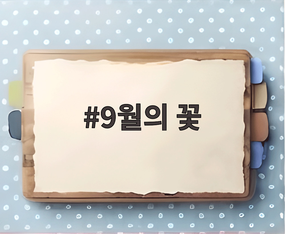 9월의 꽃