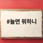 놀면 뭐하니