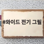 와이드 전기그릴로 연기 걱정 없이 집에서 삼겹살 파티 즐기기 와이드 전기 그릴