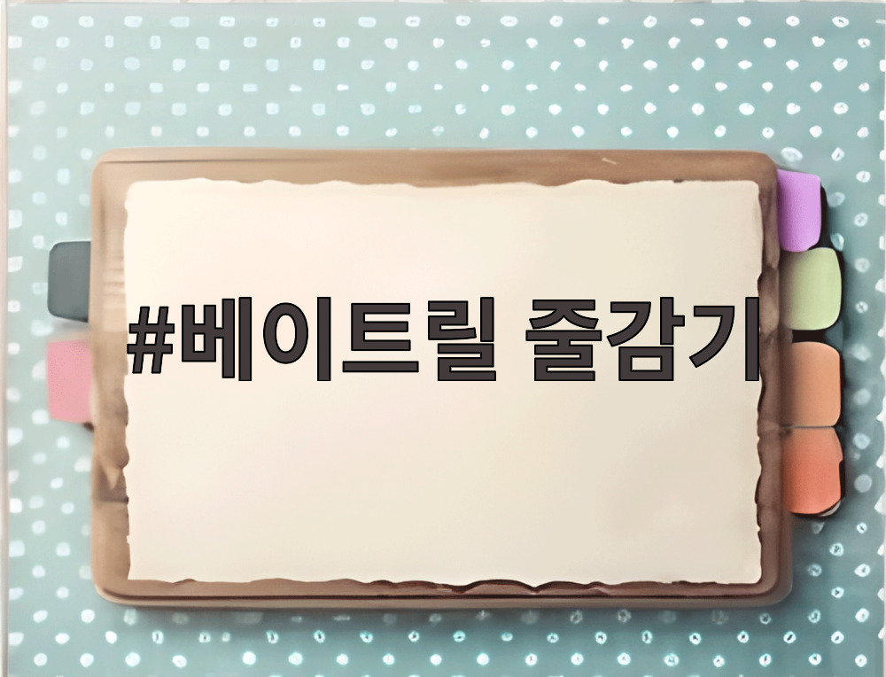베이트릴 줄감기