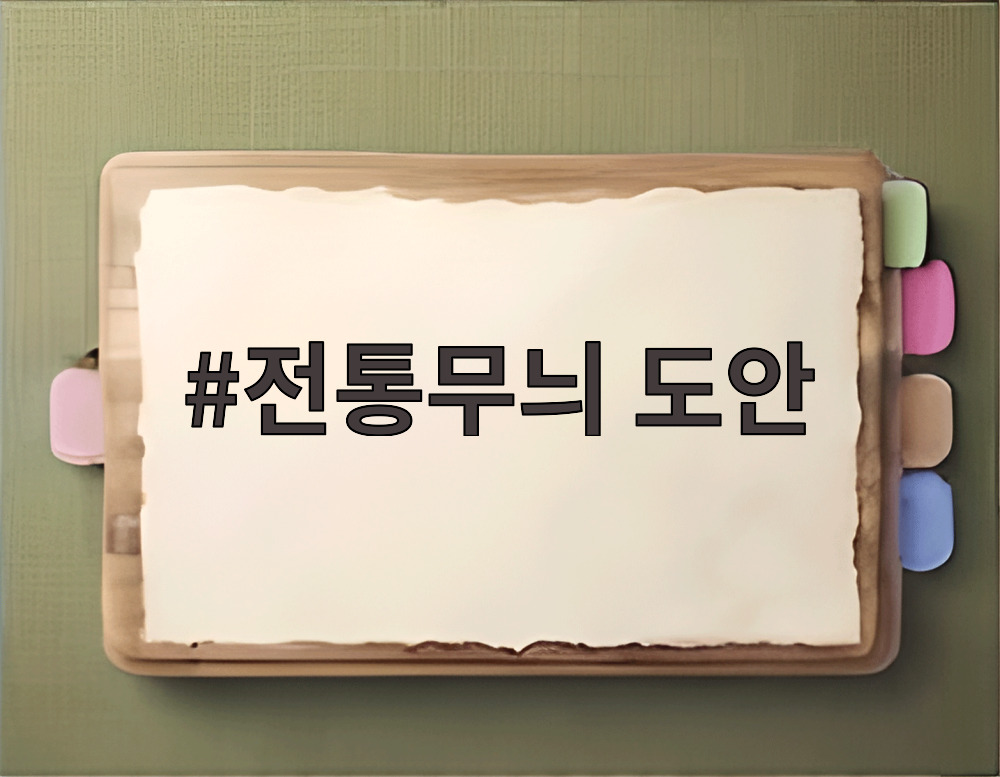 전통무늬 도안