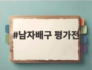 남자배구 평가전