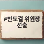안도걸 위원장 선출 전남광주통합시당 첫 수장 안도걸 위원장 선출