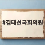 김민석 당대표 첫 행보는 민생 현장, 비서실장 김태선 임명 김태선국회의원