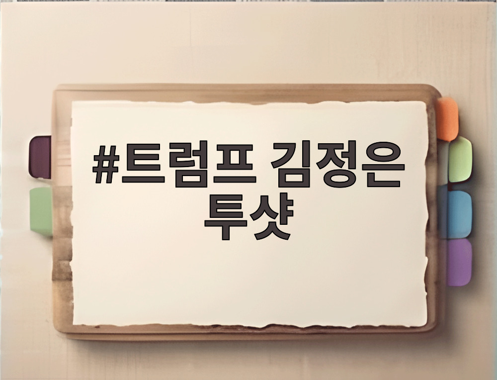 트럼프 김정은 투샷
