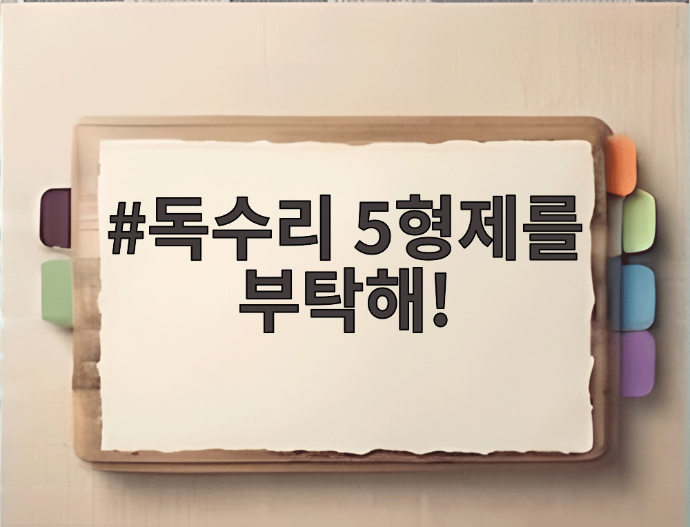 독수리 5형제를 부탁해!