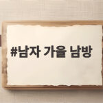 남자 가을 남방