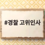 경찰 고위인사 전격 인사 내용과 향피제 의미 정리 경찰 고위인사