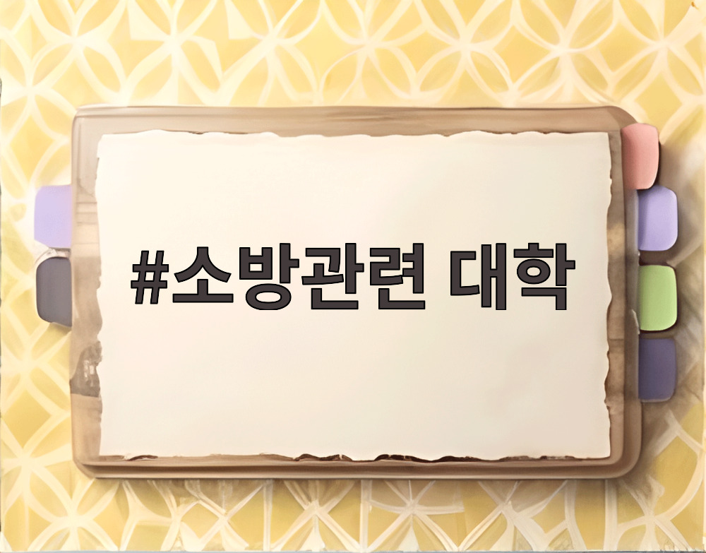 소방관련 대학