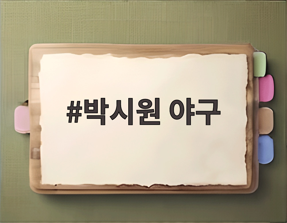 박시원 야구