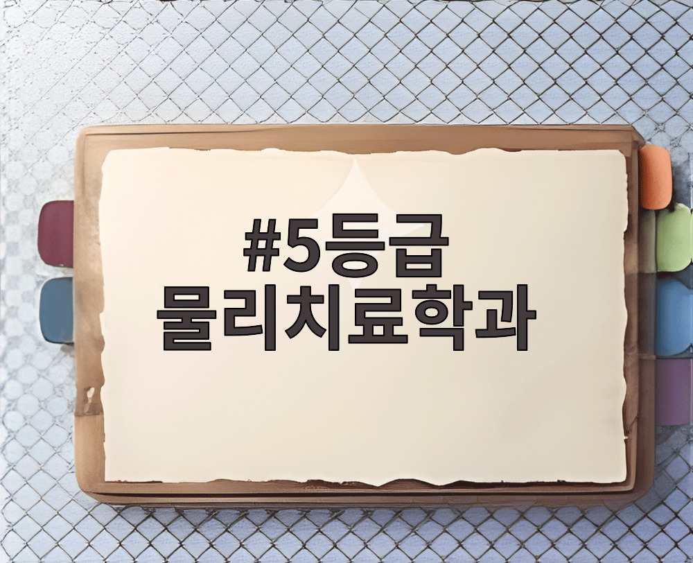 5등급 물리치료학과