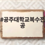 공주대 복수전공 신청 자격과 전략 총정리 공주대학교복수전공