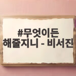 무엇이든 해줄지니 비서진 일당 30만원 하청시스템 리뷰 무엇이든 해줄지니 - 비서진