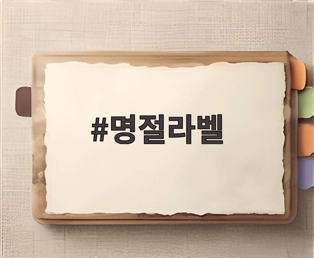 명절라벨