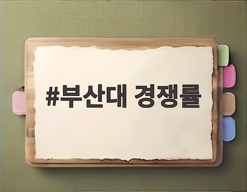 부산대 경쟁률