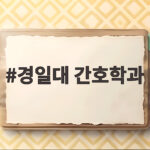 경일대 간호학과 수시 입결 5개년 완전 분석 경일대 간호학과