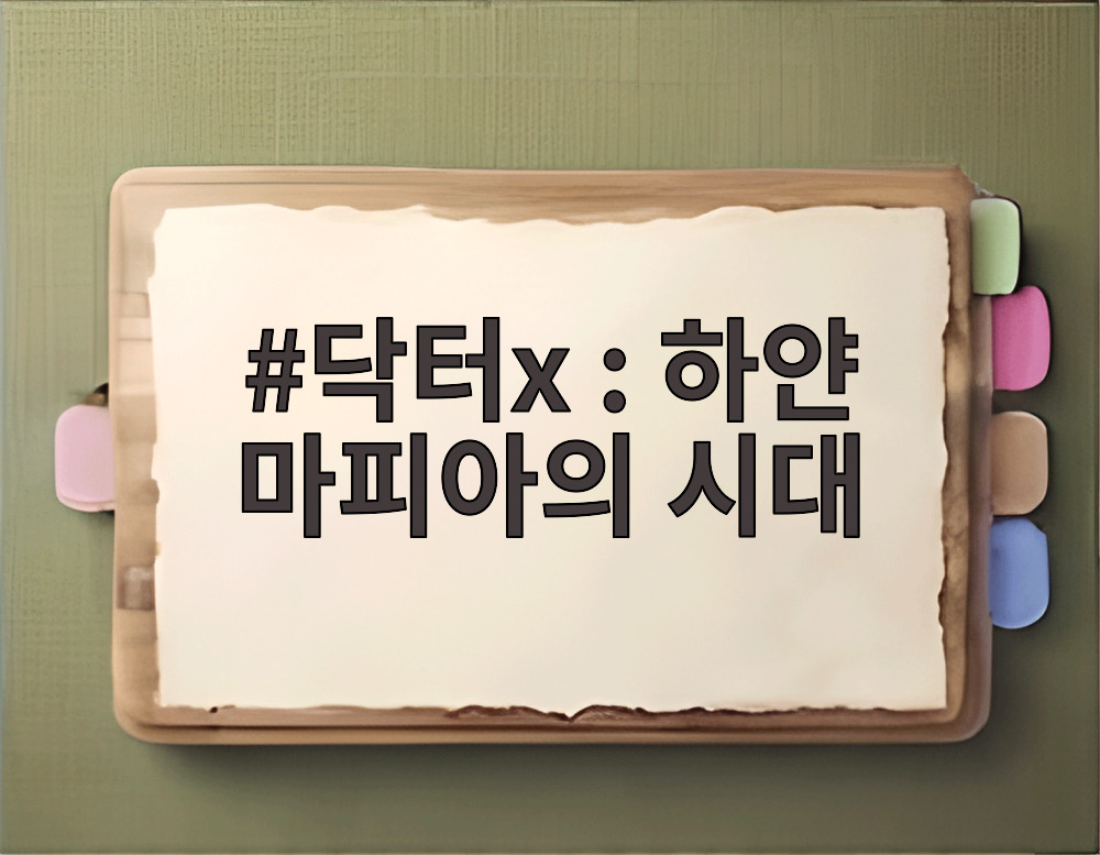 닥터x : 하얀 마피아의 시대