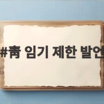靑 임기 제한 발언
