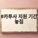 카투사 지원 기간 놓치면 이렇게 대비하세요 카투사 지원 기간 놓침
