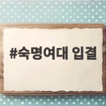 숙명여대 입결