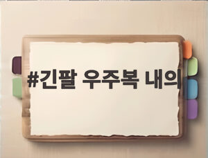 긴팔 우주복 내의