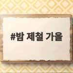 가을 밤 제철 정보와 밤밥 만들기 밤 제철 가을