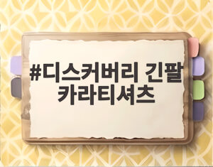 디스커버리 긴팔 카라티셔츠