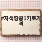 자색땅콩1키로가격비교와삶는법 자색땅콩1키로가격